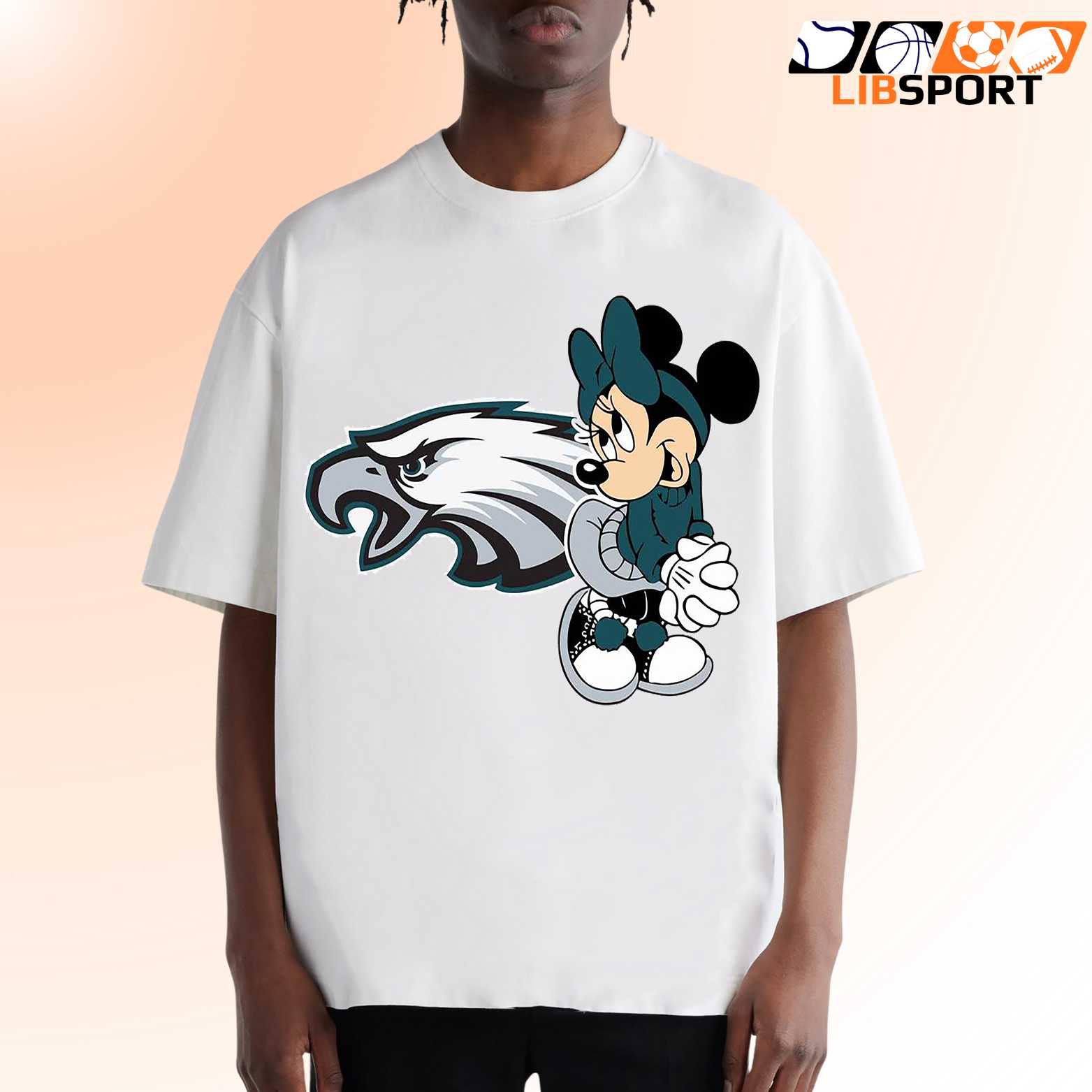 Philadelphia Eagles Minnie Mouse T-Shirt, Disney Football Fan Tee, Unisex Game Day Merch Gift